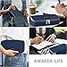 Homecube Capacious Pencil Case Pen Box Makeup Bag Pouch Pencils Holder Large Storage Stationery Box with Zipper School Supplies for College and Office - Navy Blue