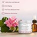Geranium Oil Cream Lotion – Nourishing Essential Oil Moisture Rich Body Lotion – 100% Pure and All Natural – For Skin, Hair and Body – by Venu