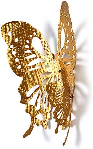 RENJUN Creative Butterfly Wrought Iron Wall Hanging Handmade Wings Adjustable Wall decoration