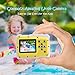 Waterproof Kids Digital Camera, Underwater Action Camera with 2-Inch LCD 12MP HD Video Underwater Camcorder for Children Boys Girls Gift Toys (Yellow) …