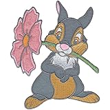 Wrights Disney Bambi Thumper with Flower Iron-On Applique