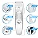 YIHONG Pet Clippers, Professional Cordless Electric Dog Clippers Rechargeable Dog Hair Clippers Low Noise Pet Trimmers Grooming Trimming Kit Tool Set (White)