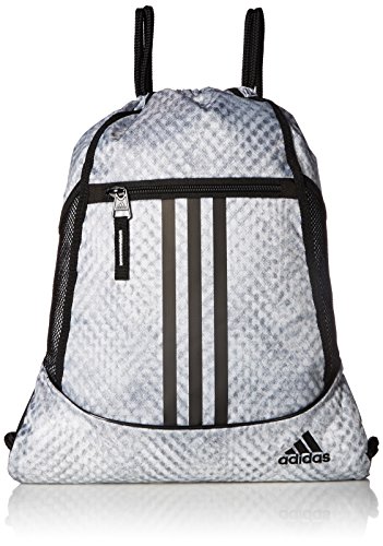adidas Alliance II Sack Pack, One Size, Spray Booth White/Black