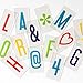 My Cinema Lightbox Extra Letter and Symbol Packs, Colour Letters, Emojis, Fonts, for Light Box Size A5, A4, A3, Plus Storage (A4 - Original Lightbox, Vibrant Colors - Letters, Numbers, Symbols)