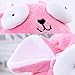 G2PLUS Hair Drying Towel for Kids, Microfiber Absorbent Cartoon Hair Towel Wrap for Children Shower Bath (Pink)