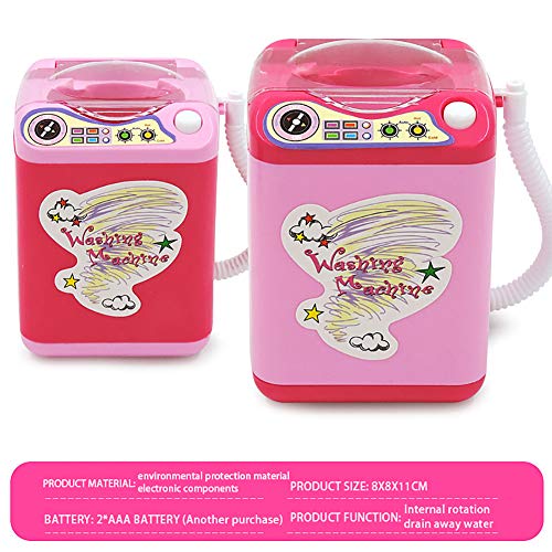 image for ARTIFUN Washing Machine Toy Mini Pretend Play Housekeeping Dollhouse F