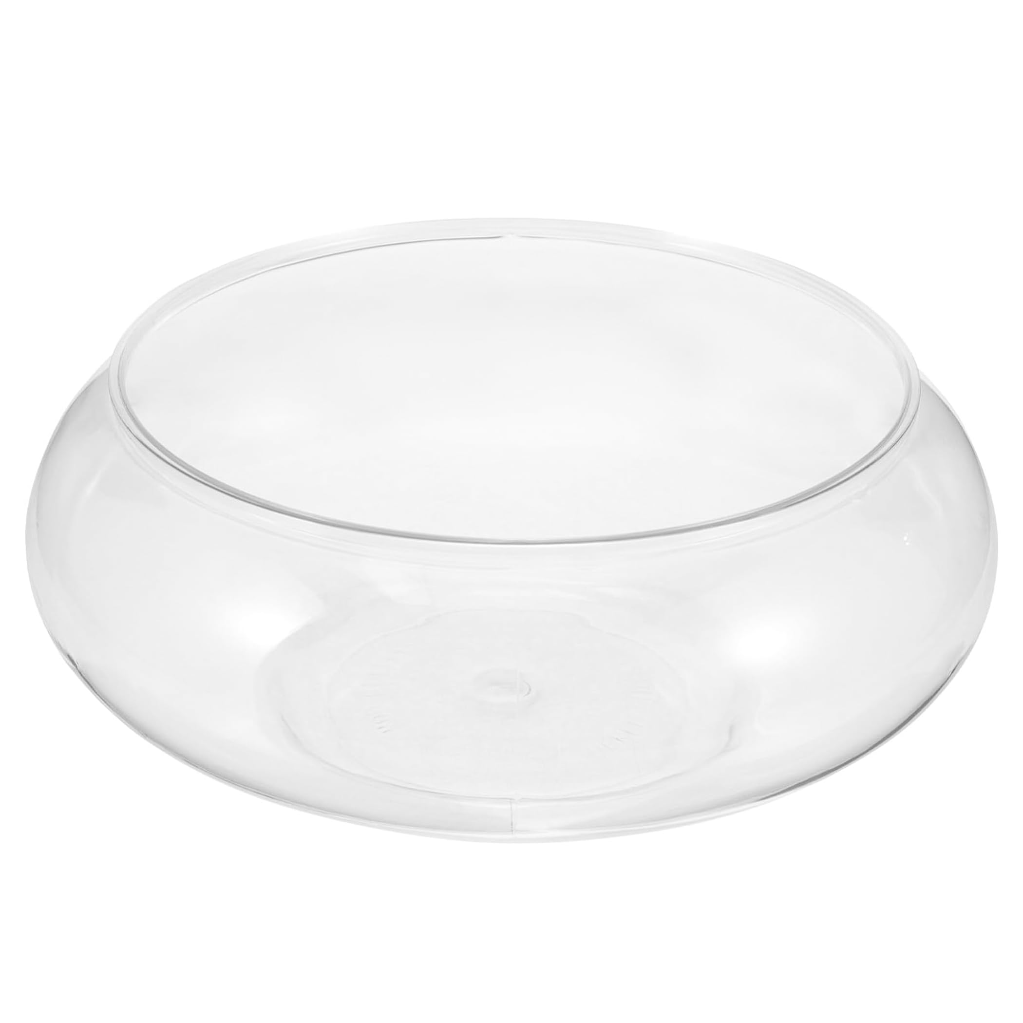 Wensmy Clear Fish Bowl Vase Wide Mouth Flower Vase Round Terrarium Globe Fish Bowl Shape Glass Hydroponic Planter Floral Container Bubble Bowl Hydroponic Planter Fish Tank Aquarium Bowl