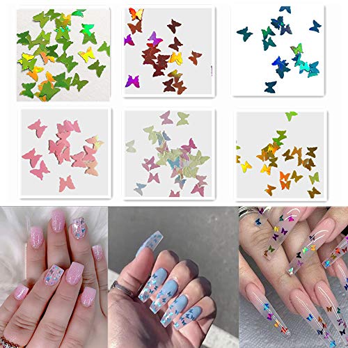 Download 12 Color Set 3d Butterfly Nail Glitter Sequins Kalolary Laser Butterfly Nail Sequin Acrylic Paillettes Holographic Nail Sparkle Glitter For Nail Art Decoration Makeup Resin Mold Diy Pricepulse