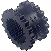 9JE Coupling Sleeve Rubber Elastomer 9J for S-Flex Series, Solid Design, 6" OD, 3" Elastomer Length,1800 in-lbs Nominal Torque