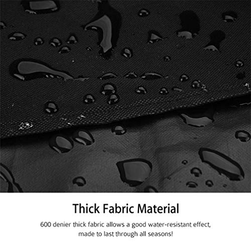 Samhe Grill Cover, 32-Inch Waterproof UV Resistant Heavy Duty BBQ Gas Grill Cover for Nexgrill Brinkmann Weber Char-Broil and More