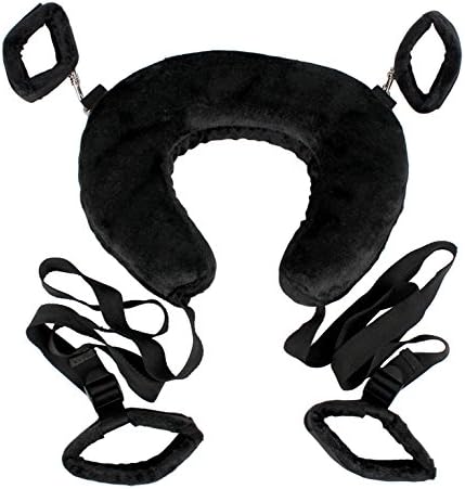 UBEI Multifunctional Neck Pillow For Travel And Exercise Leg Flexion (Black)