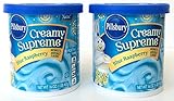 Pillsbury Gluten Free Blue Raspberry Creamy Supreme Frosting, 16 Oz (Pack of 2)