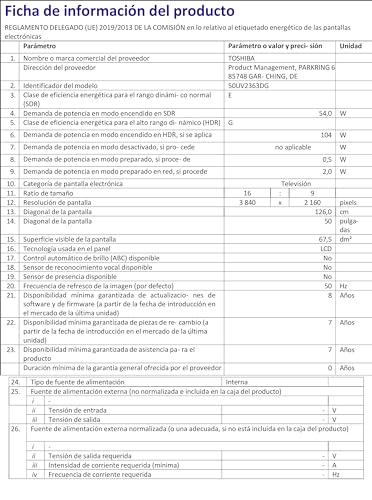 Téléviseur intelligent sans cadre 50UV2363DG 50 pouces 4K UHD avec HDR10, Dolby Audio, compatible avec Alexa et Google Voice Assistant