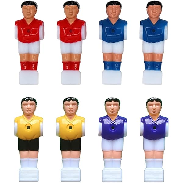 thumbnail image 2 of LOOM TREE® 3Pcs Soccer Table Men Player Sports For Family Foosball Men 2 of 10