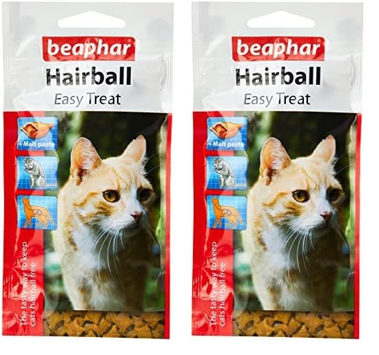Beaphar Hairball Easy Treats for Cats, 35 g (Pack of 2)