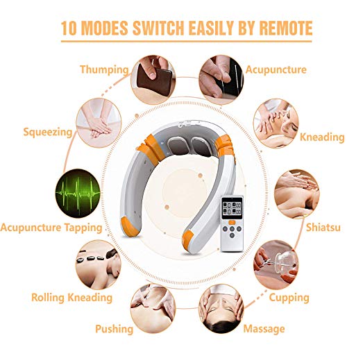 OSITO Neck Massager F.D.ACleared Neck Massage for Neck Pain Relief with 9 Modes 50 Intensities