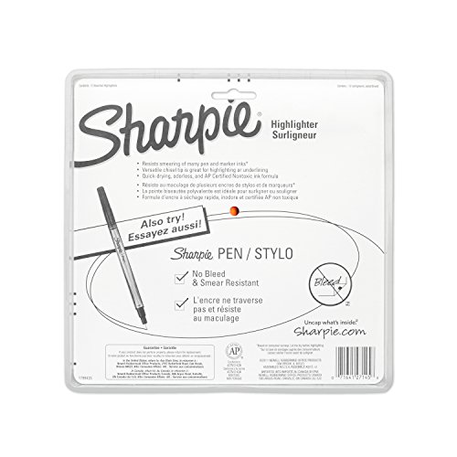 1 Sharpie+27145+Highlighters+Assorted+12+Count