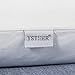 YSTHER Down Feather Throw Pillow Inserts 20x20 Set of 2 Firm Large Lumbar Pillows for Bed Decorative Couch Soft Pillows for Sleeping Indoor White Cotton Pillow Sofa Travel