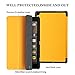 Fire HD 8 Case 7th generation 2017 Release, Swees Slim Folio Protective Leather Smart Case Cover with Stand for All New Amazon Fire HD 8 Tablet with alexa 7th gen 2017 Kids Friendly, Canary Yellow