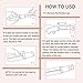 Facial Hair Removal for Women, Portable Mini Hair Removal Shave Hypoallergenic Shaver Device for Woman Face Chin Lip Body (Battery Not Included)
