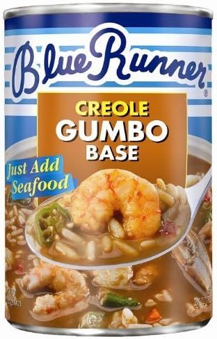 Creole for Seafood Gumbo Base 25 Ounces (Case of 6) by Blue Runner