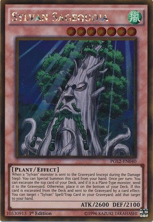 Yu-Gi-Oh! - Sylvan Sagequoia (PGL2-EN040) - Premium Gold: Return of the Bling - 1st Edition - Gold Rare