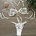 Toraway Lingerie Set Lace Sheer Vest Bra Top + Thongs Set Underwear Suit (Small, White)