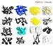 CNIKESIN Universal 730Pcs Auto Trim Clips Fasteners Retainers Assortment Bumper Clips Car Plastic Rivets Door Panel Clips for Gm Ford Toyota Honda …