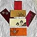 Lightahead Gift Envelope Card Money Holder Fancy Packet for Wedding Anniversary Christmas and Other Festive Occasions Set of 5 Assorted Colors & Design (Set of 5)