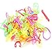 YOYOSTORE 100 Pcs Colors Cute Plastic Baby Girl Mini Hair Elastic Tie Accessories Ponytail Maker