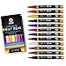 Beric Premium Paint Markers 12 pack, Water-based, Marker, Extra Fine Point Tip, Writes on Almost Anything, Water and Sun Resistant Vibrant Colors Low Odor Long Lasting Fast Drying Assorted Colors