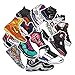 100 Pcs Fashion Brand Sneakers Basketball Shoes Sports Shoes Stickers for Laptop Stickers Motorcycle Bicycle Skateboard Luggage Decal Graffiti Patches Stickers[No-Duplicate Sticker Pack]