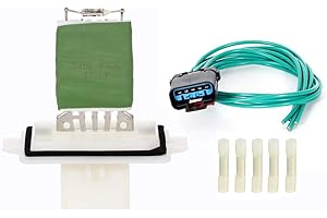 ECCPP Heater Blower Motor Fan Resistor with Harness Air Conditioning Replacement Parts Fit for 2007-2009 Chrysler Aspen /2001