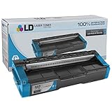 LD © Compatible Replacement for Ricoh 406476 High Yield Cyan Laser Toner Cartridge for use in Ricoh Aficio SP C231N, SP C232DN, SP C242DN, SP C242SF, and SP C320DN Printers