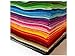 60 pc A4 Acrylic Felt Fabric Lot | 15 Assorted Colors for Arts & Crafts, Felt Flowers, Coasters, Jewelry, Stickers, Letters & More by EduKit