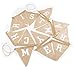Tinksky MERRY CHRISTMAS Burlap Bunting Banner Christmas Decoration Bunting-14pcs