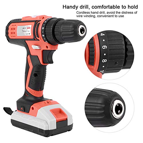 Akku-Bohrschrauber, kabellos, Akkuschrauber, Set Bohrmaschine, kabellos, mit Akkus 2000 mAh, Bohrfutter aus Kunststoff… – Bild 8