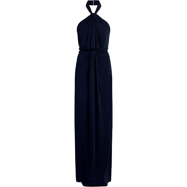 cinq a sept kaily twisted jersey halter maxi dress à Women's Gown Manufacturer_Stacy Adams