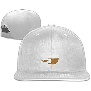 Yishuo Men's (TS) Limited Edition - Pot Head Casual Style Hip-Hop White Cap Adjustable Snapback
