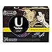 U by Kotex Click Tampon, Regular Absorbency, Carmilla Limited Edition, Unscented, 34 Count (Pack of 6)