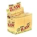 Raw 300 Organic 1.25 1 1/4 Size Rolling Papers 5 Pack = 1500 Leaves