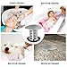 Sunny Town Drain Hair Catcher - Fast Water Bathtub Drain Strainer, Shower Drain Hair Trap, Anti-Rust & No Mold Tub Drain Stopper, Match Drain Sizes from 1.46'' to 1.79''