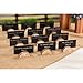 Darice David Tutera Rustic Wedding Wood Place Card Holders Brown: 24 pieces