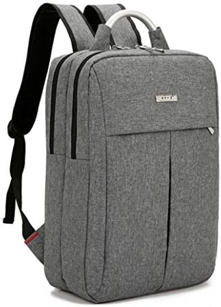 Qisc Unisex Multi-Functional Backpack, Waterproof Polyester Laptop Backpack Bookbag Business Computer Backpack School College Backpack For Men and Women (Gray)