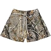 Sooluness Men's Real Tree Print Mesh Shorts Lightweight Breathable Quick-Dry Running Gym Shorts for Outdoor Casual Wear