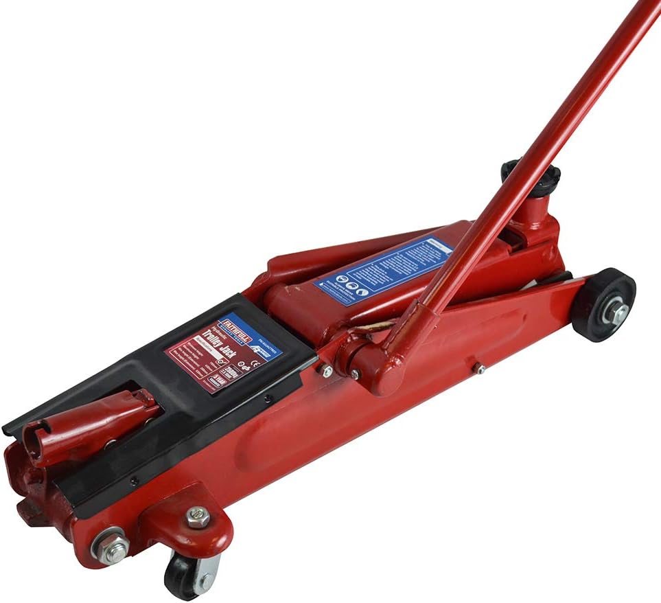 Faithfull FAIAUJACTRO3 2.5t Trolley Jack, Red