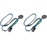 DEVMO 2PCS Pulse Sensor Heart Rate Sensor Monitor PulseSensor Compatible with Ar-duino Module Raspberry pi