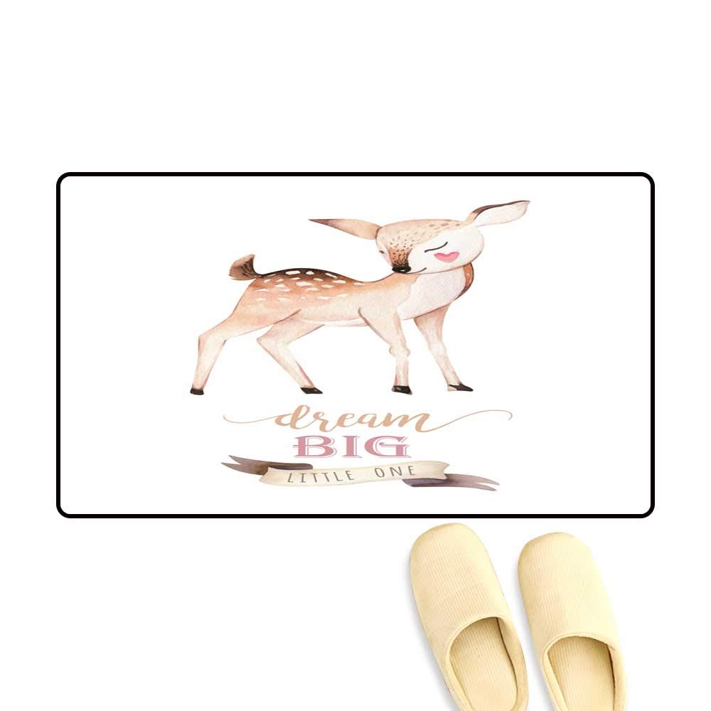 Amazon Com Floor Mat Pattern Cute Baby Fox Deer Animal