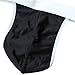Zmart Men's Sexy Collared Bow Tie Bodysuit Thong Butler Teddy Costume Underwear E999-Black, Black, One Size