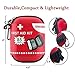 Tianbo First Aid Kit for Car, Survival and Emergencies – Light, Waterproof and Compact First Aid Kit with Hard Shell Case – Perfect for Hiking, Backpacking, Camping, Travel, Car, Home and Outdoorsthumb 4